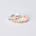 Hondennaam Ring, Hondenmoeder Cadeau, Herdenkingshuisdier Cadeau, Ring met Aangepaste Namen van Huisdieren