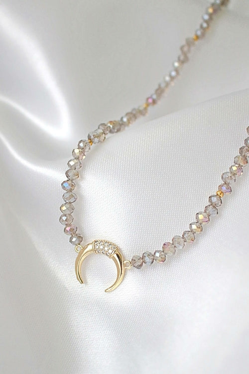 18 karaat chroom Oostenrijkse kristallen choker